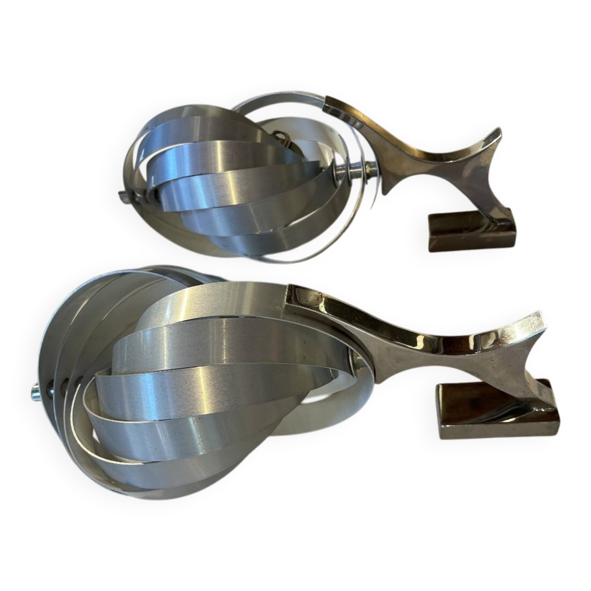 Pair of wall lights by Henri Mathieu