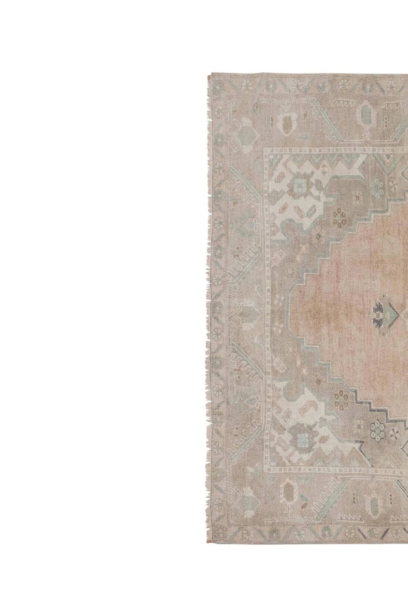 Vintage Turkish Oushak rug 180x262 cm