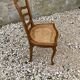 Series of 6 Louis XV chairs in cannage