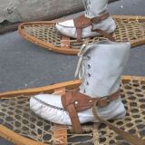 Ancienne paire de raquette de neige