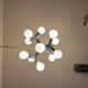 Space Age Atomic Chrome Chandelier by J.T. Kalmar, Germany, 1970
