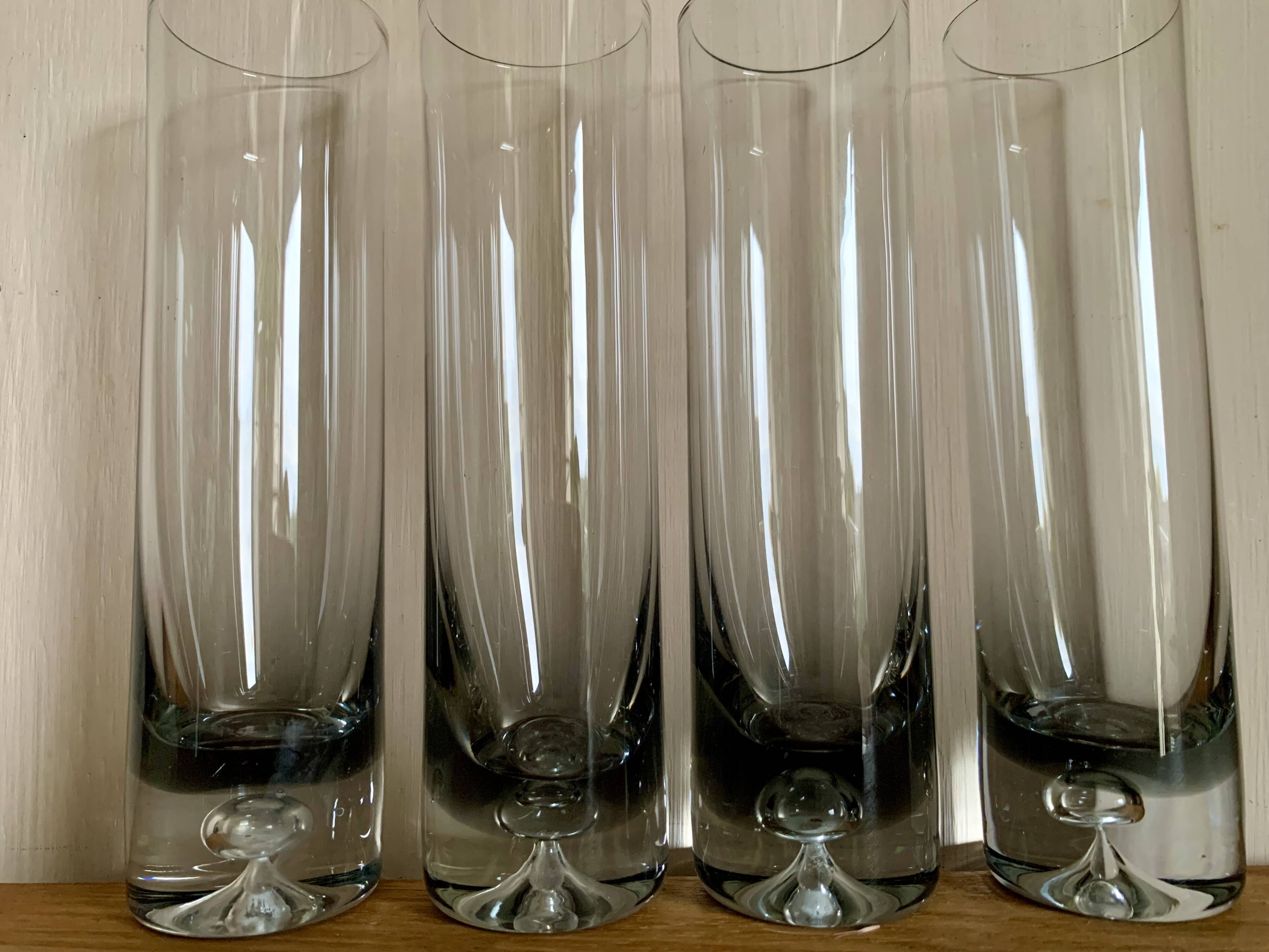 Superbes verres Kosta Boda 1970