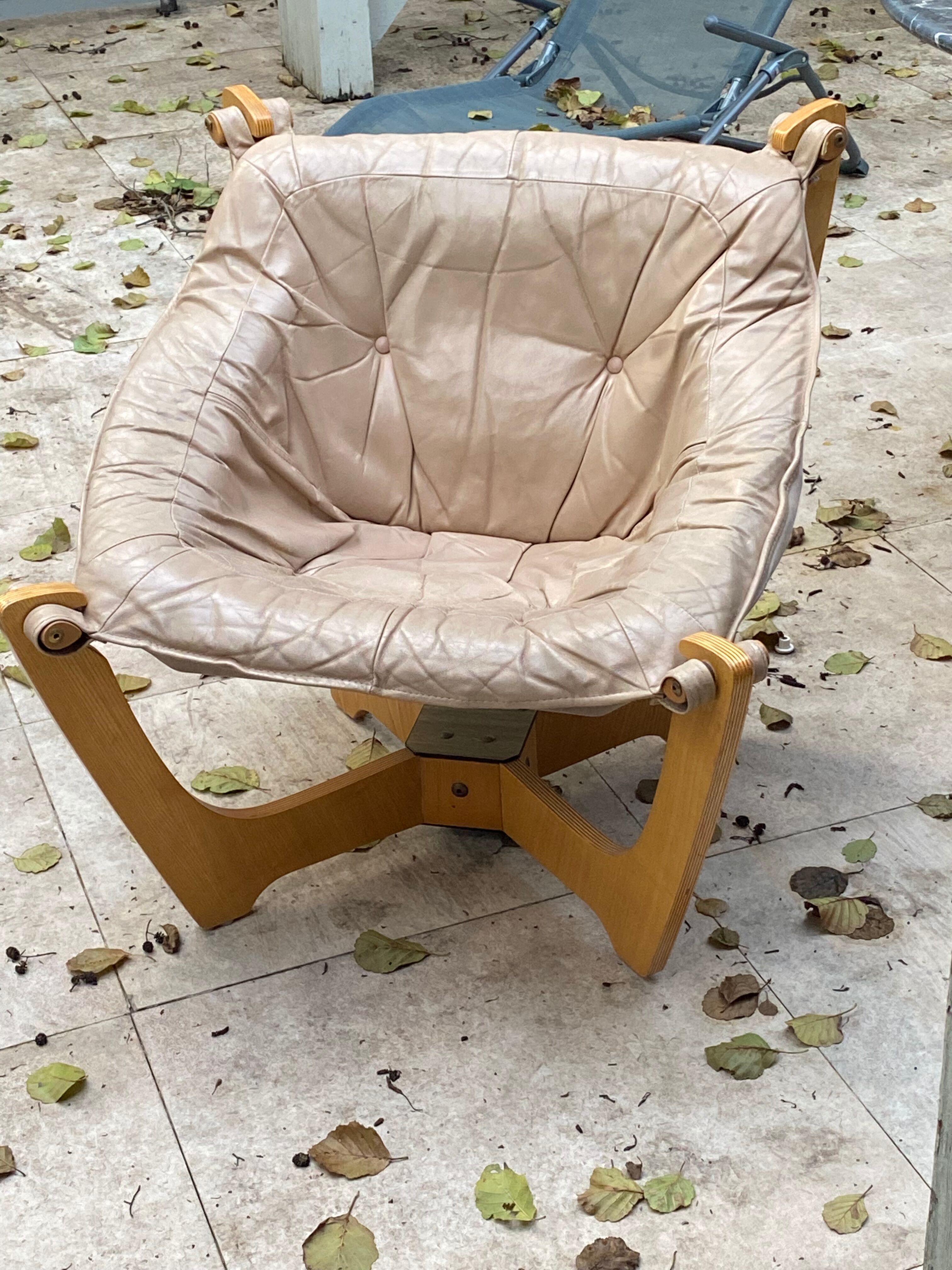 Set of 2 'Luna' armchairs by Odd Knutsen, Norway 1970