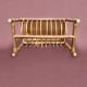 Vintage rattan and bamboo magazine rack