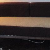 Sofa modular 70's table low seat/bed