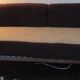 Sofa modular 70's table low seat/bed