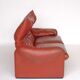 Italian Maralunga Leather Sofa by Vico Magistretti for Cassina