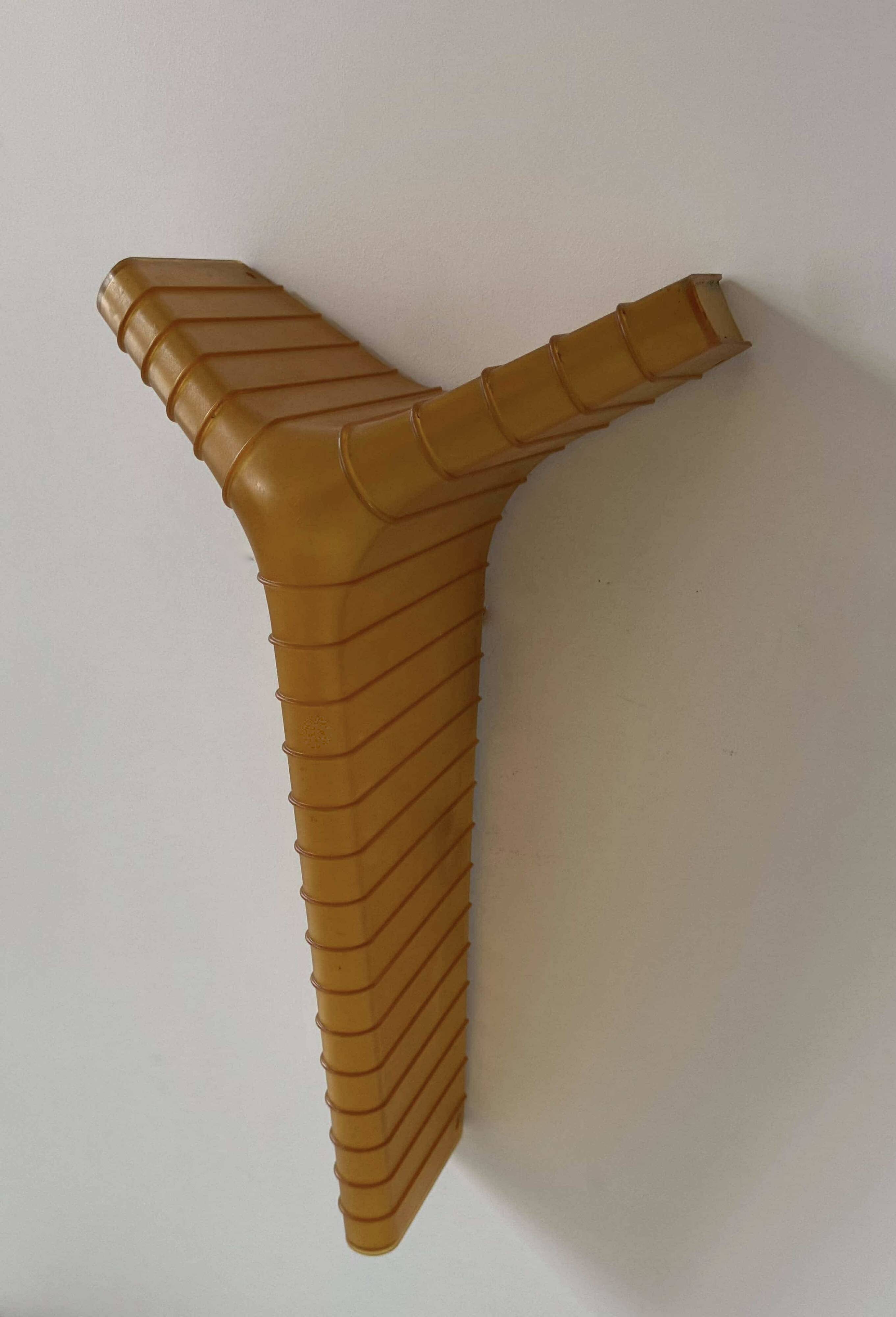 Vintage perspex wall light, Italy 1980