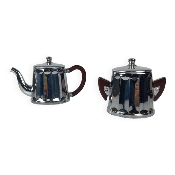 Set à café Art deco cafetière et sucrier , 1930/40