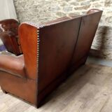 2 seater club sofa with wings