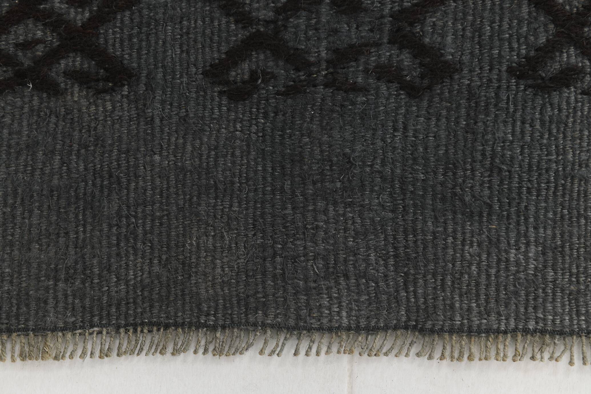 2x8 Vintage Gray & Black Runner Rug, 72x255Cm