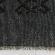 Tapis de couloir vintage gris et noir 2x8, 72x255 cm