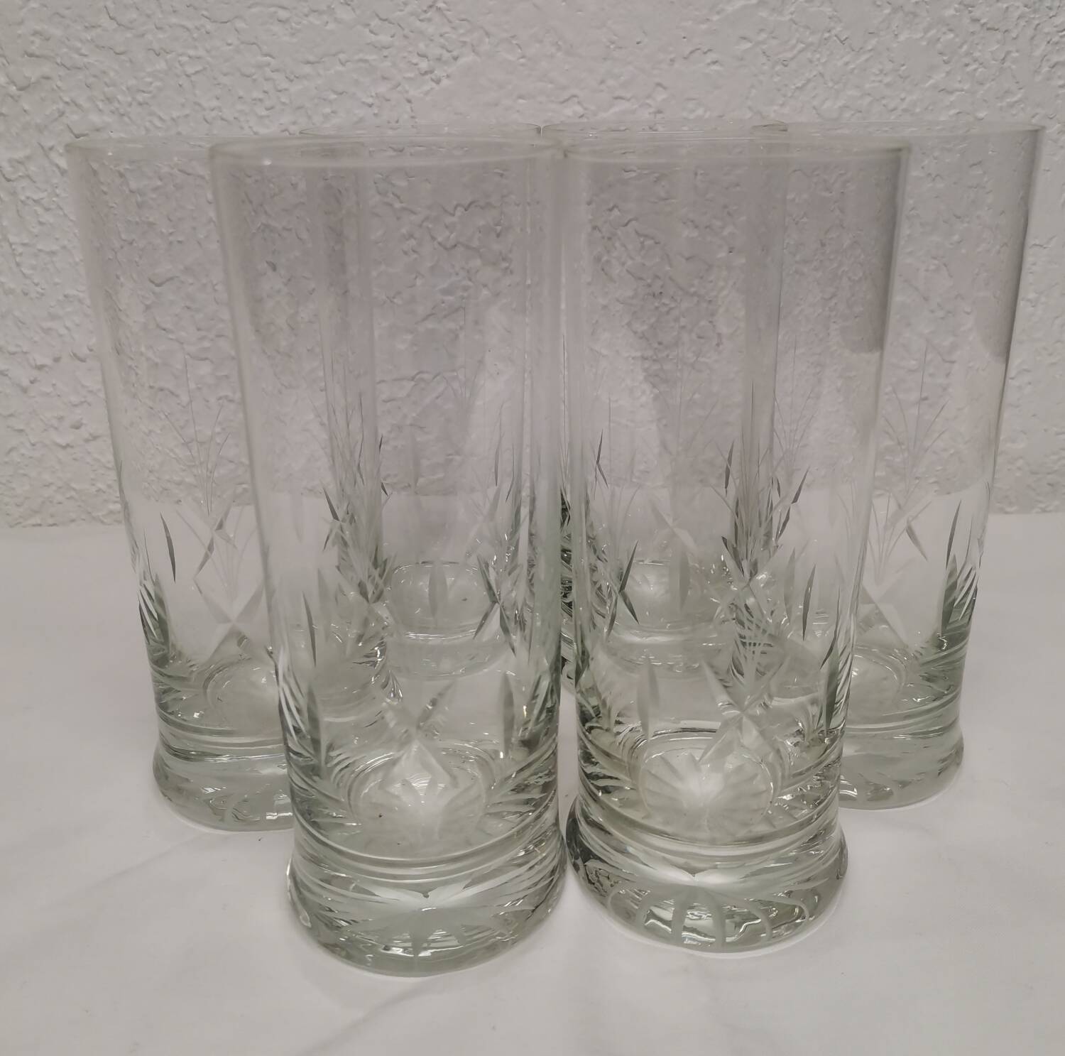 Large crystal glasses