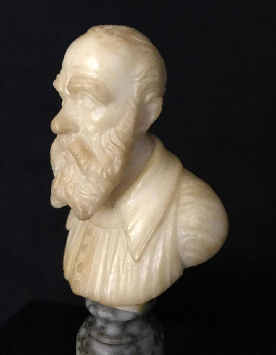 Buste en albâtre fin XIXème siècle, Italie