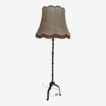 Wrought iron floor lamp