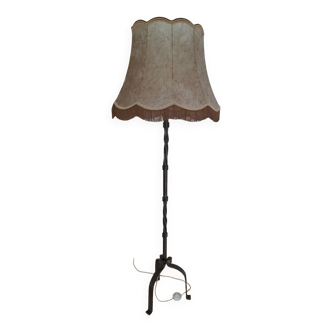 Wrought iron floor lamp