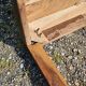Rectangular teak dining table