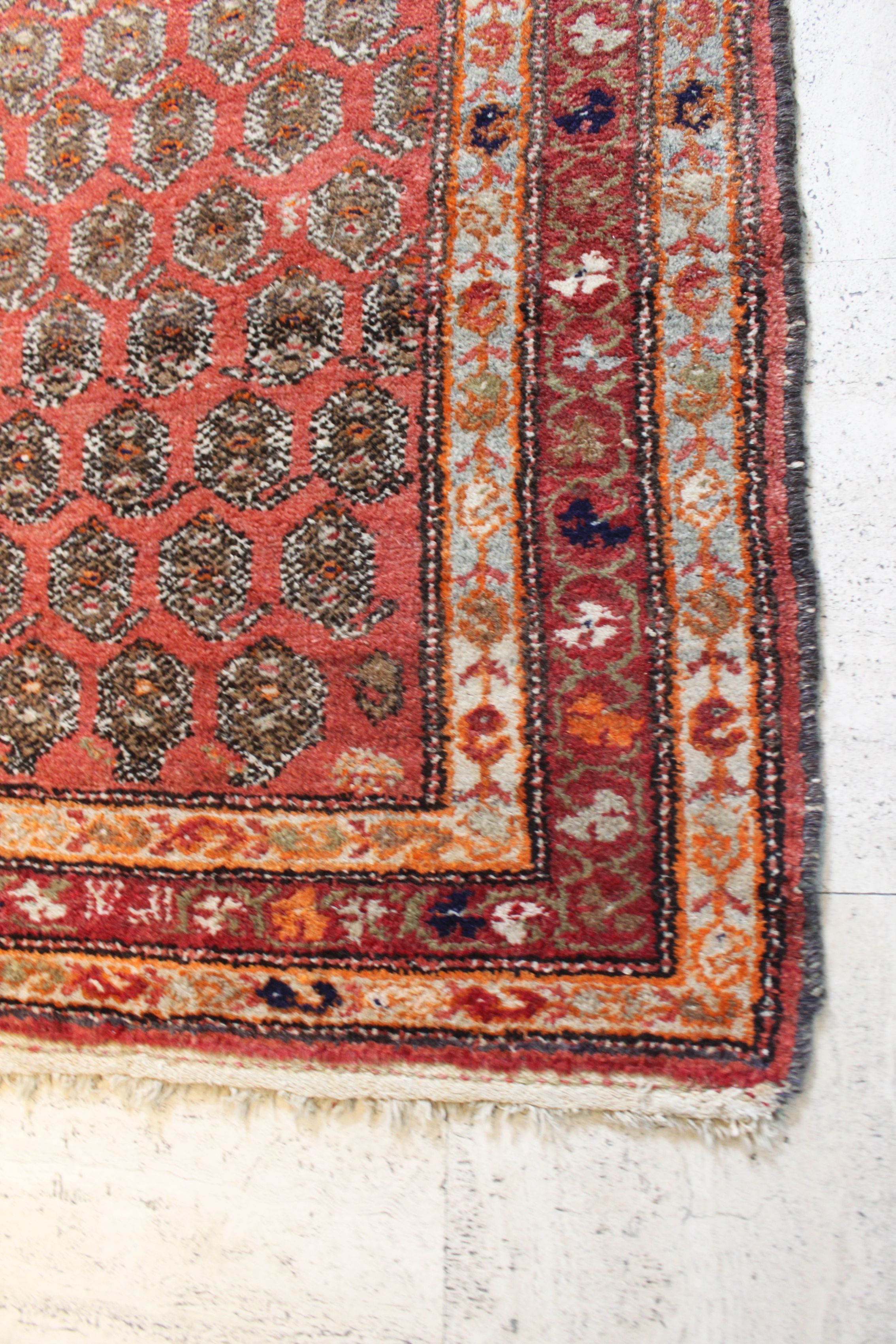 Sarouk Mir Persian rug, handmade. 200x100.