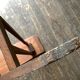 1900 folding ironing console table