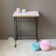 Table d'appoint vintage pieds eiffel