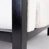 Jules Wabbes attr. Armchair "Livourne-Series 800 Luxe" by Bullo 2010 - New White Boucle Fabric