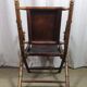 Chaise safari pliante style colonial