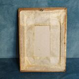 Photo frame art nouveau carved wood golden flowers circa 1900 1920