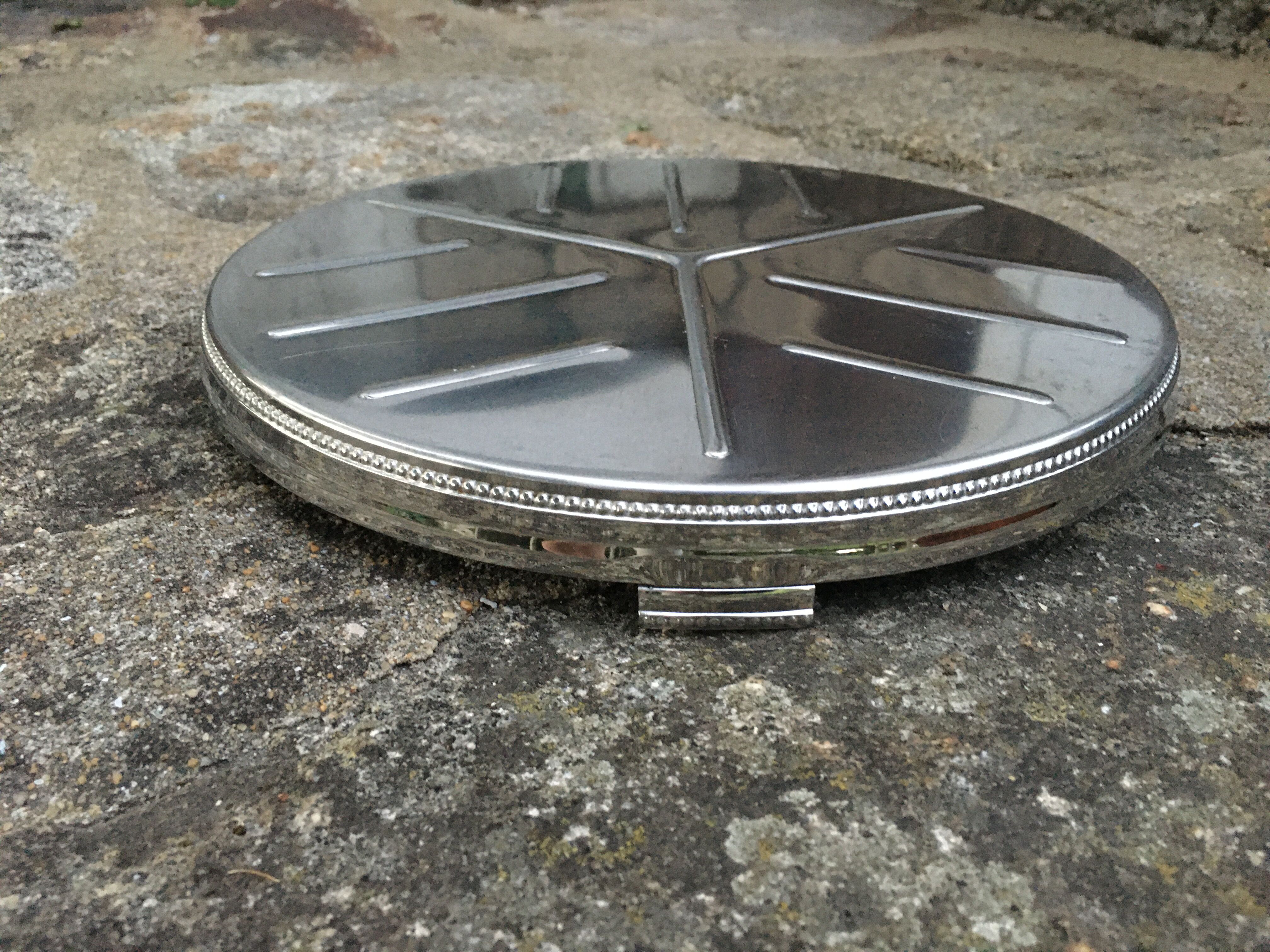 Vintage stainless steel flat