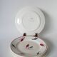 Set of 6 flat plates Givors model Perce-Neige 1950