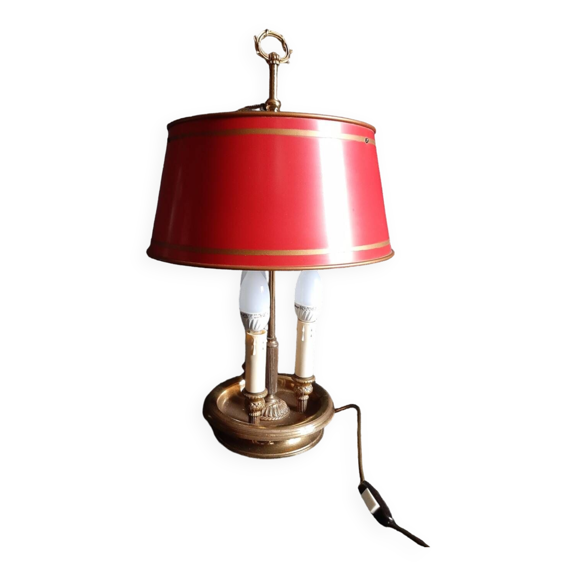 Old bouillotte lamp