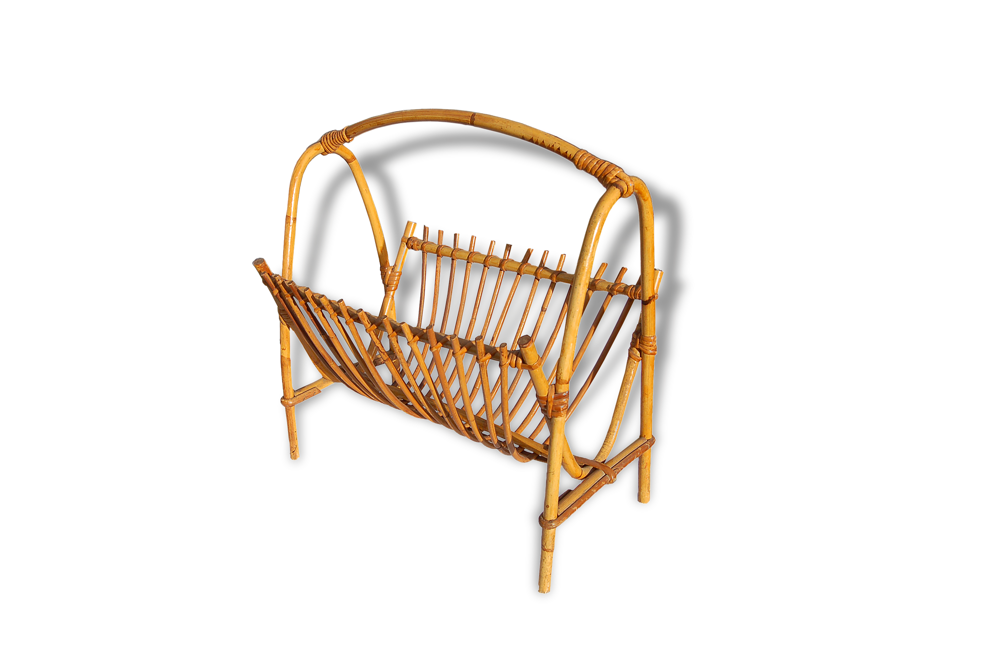 Review door rattan wicker bamboo vintage midcentury 60 70 s