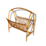 Review door rattan wicker bamboo vintage midcentury 60 70 s