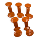 Orange aluminum coat hook