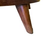 French Art Deco Veneered Side Table, 1930s