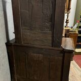 17th century walnut cabinet with recess, circa 1650-1680