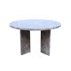 Beige marble round table