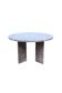 Beige marble round table