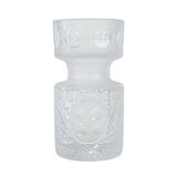 Glass vase, Scandinavian design, 1960s, manufactured in Denmark