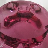 Coupe en cristal rose