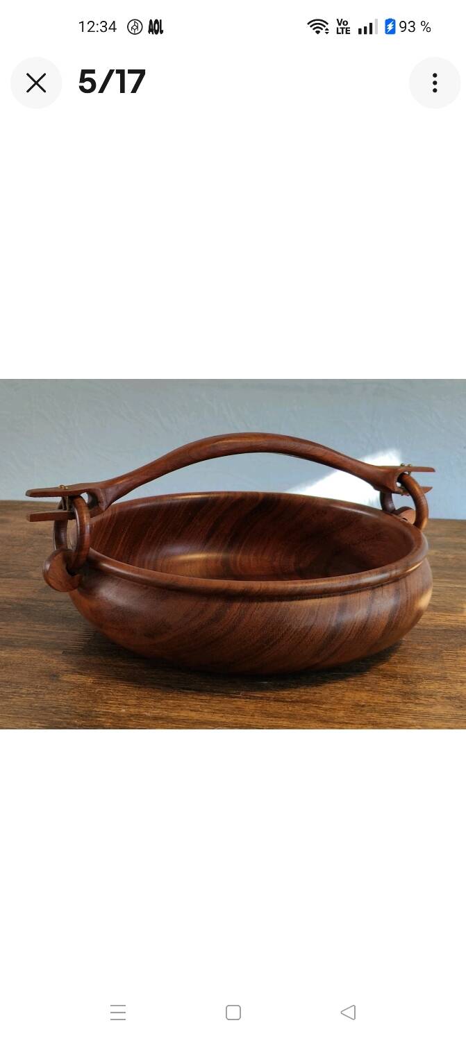 Teak salad bowl/fruit bowl from the 1960s