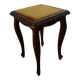 Tabouret bois et velours