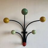 Wall mounted coat rack