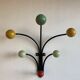 Wall mounted coat rack