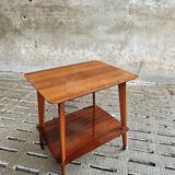 Retro trolley teak design 50s side table