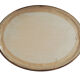 Miroir bois ovale 34x44cm