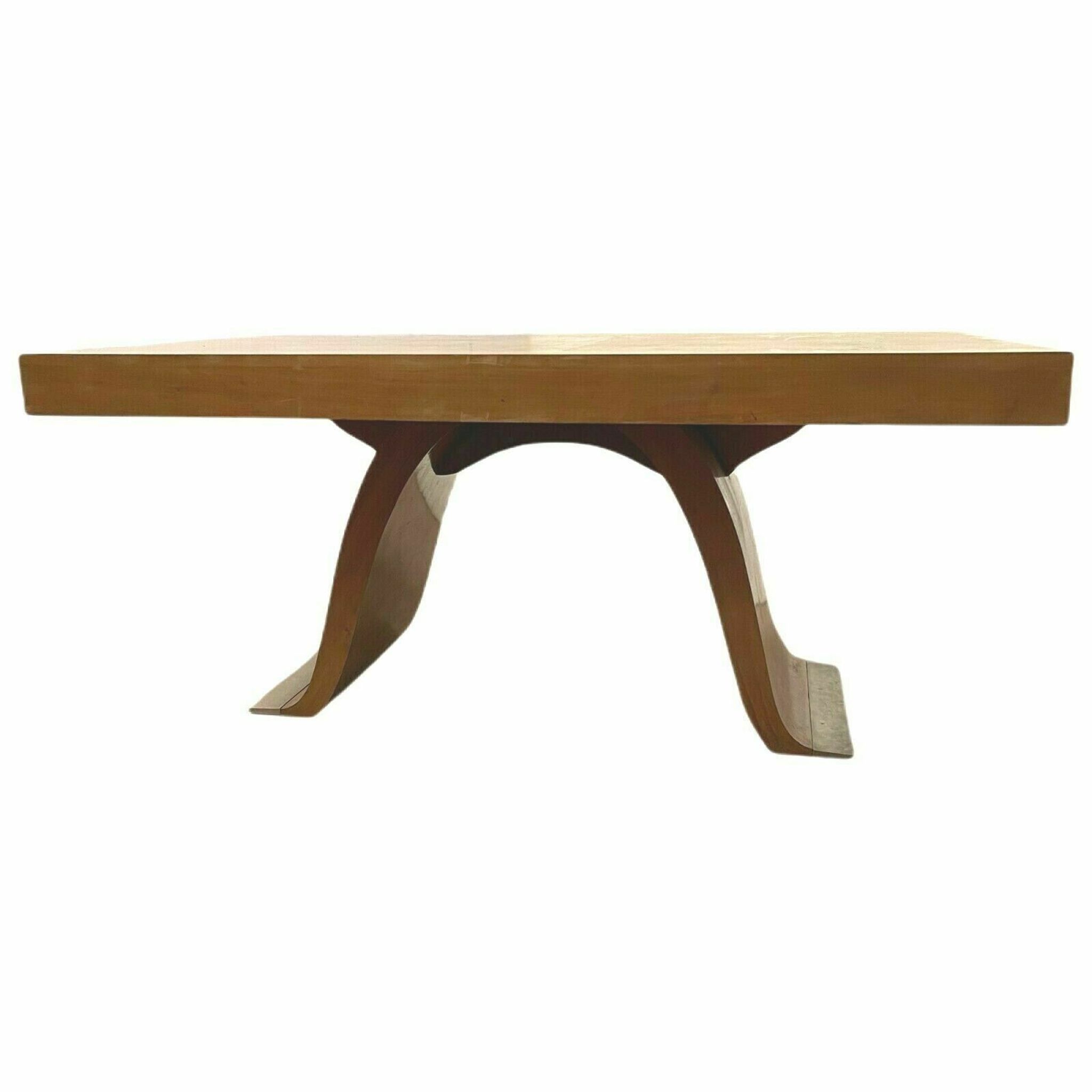Table a manger Art Déco en placage de noyer XX siècle