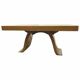 Art Deco dining table in walnut veneer XX century