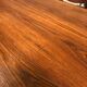 Table vintage scandinave en teck avec deux rallonges