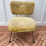 Chaise "moumoute" enfant années 60-70