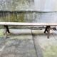 Oak farm bench